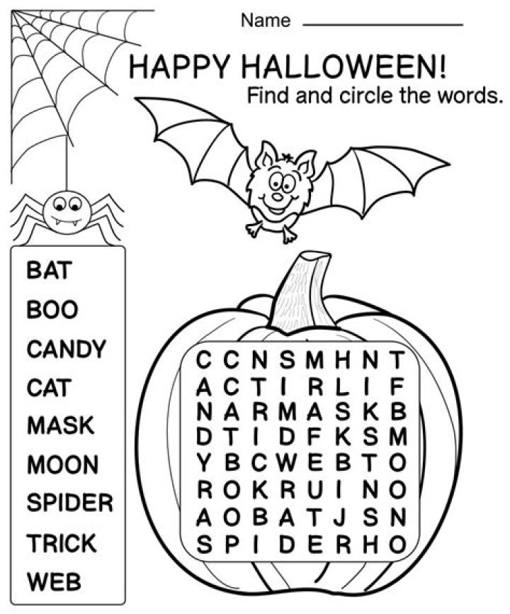 Halloween Worksheets PDF – Free Printable Templates for Kids