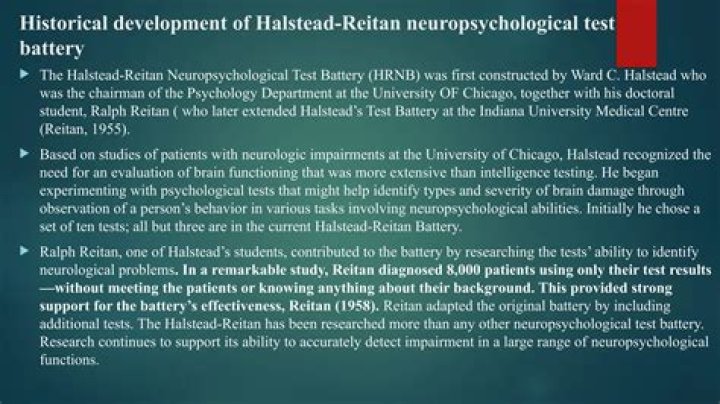 Halstead-Reitan Neuropsychological Test Battery PDF: Comprehensive Guide