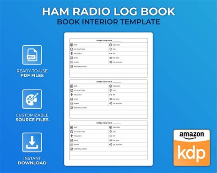 Download Free Ham Radio Log Sheet PDF for Daily Reports