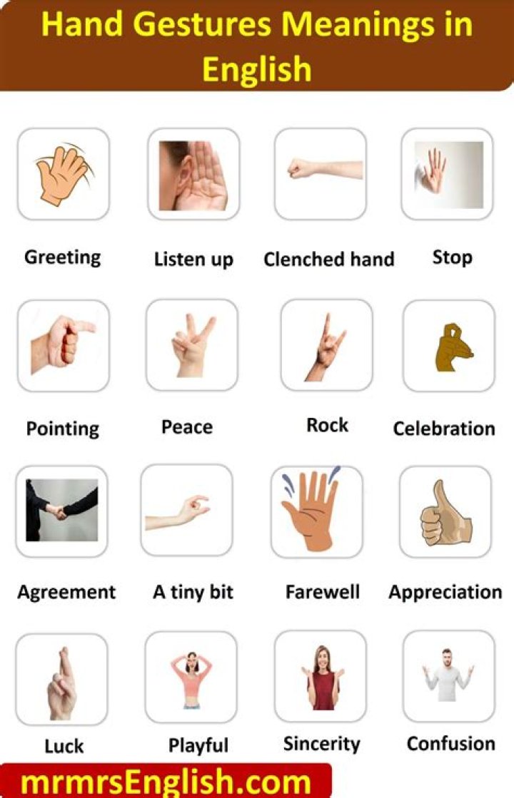 Hand Gestures and Their Meanings: Essential PDF Guide