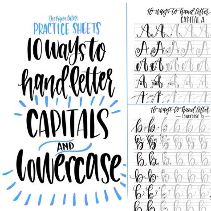 Free Hand Lettering Worksheets PDF – Perfect for Practice & Creativity