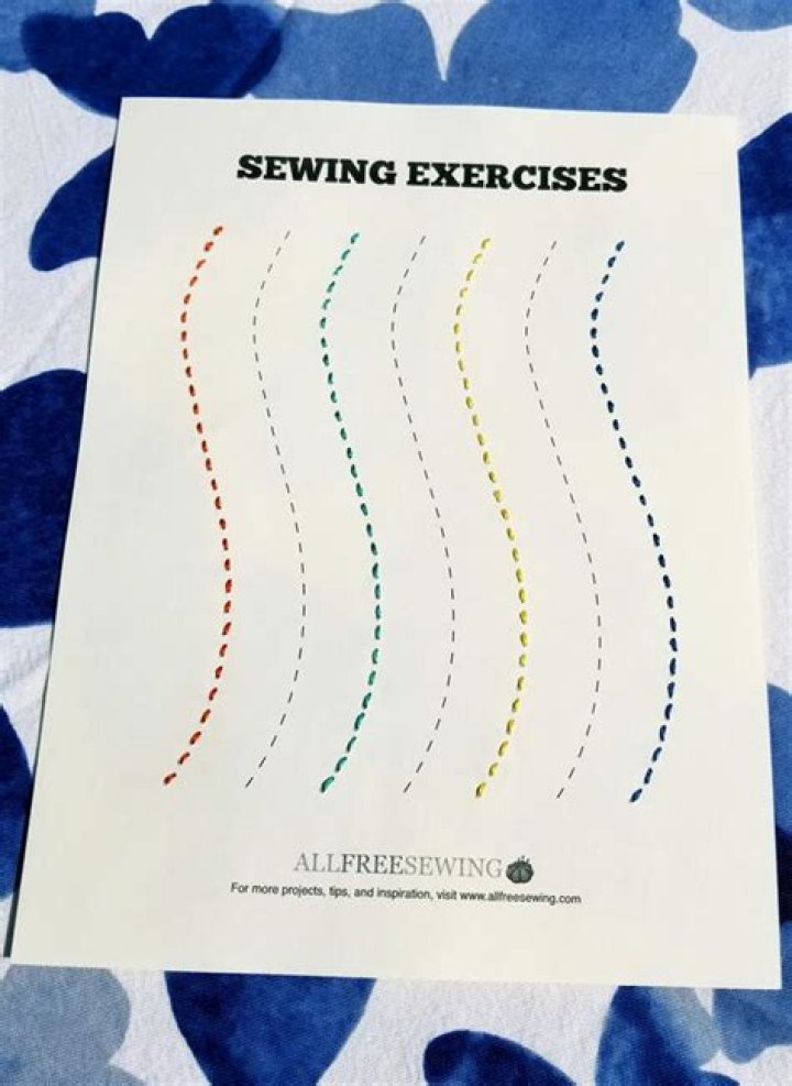 Free Hand Sewing Practice Sheets PDF for Beginners