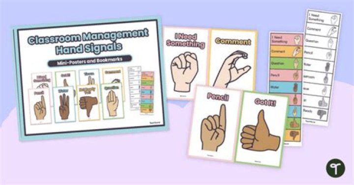 Hand Signals for Classroom Management PDF – Improve Discipline & Engagement