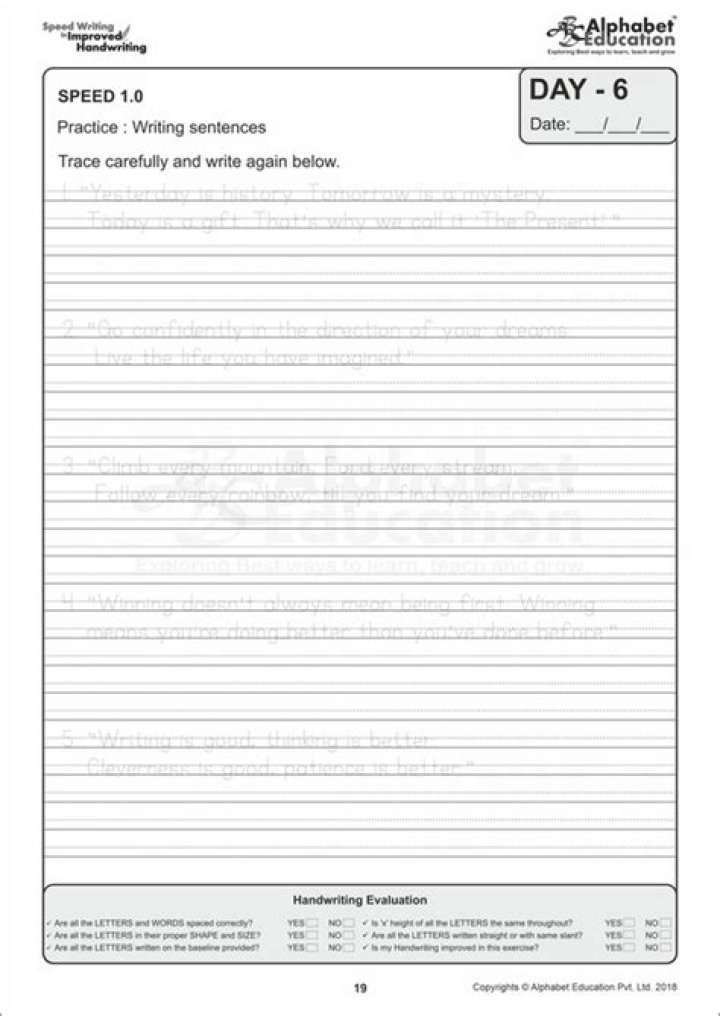 Handwriting Speed Test PDF – Measure & Improve Your Writing Speed
