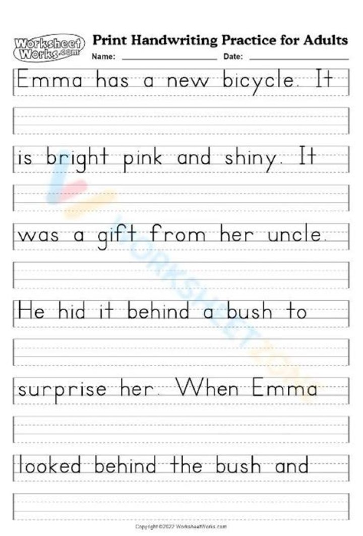 Handwriting Worksheets for Adults PDF: Improve Skills & Focus