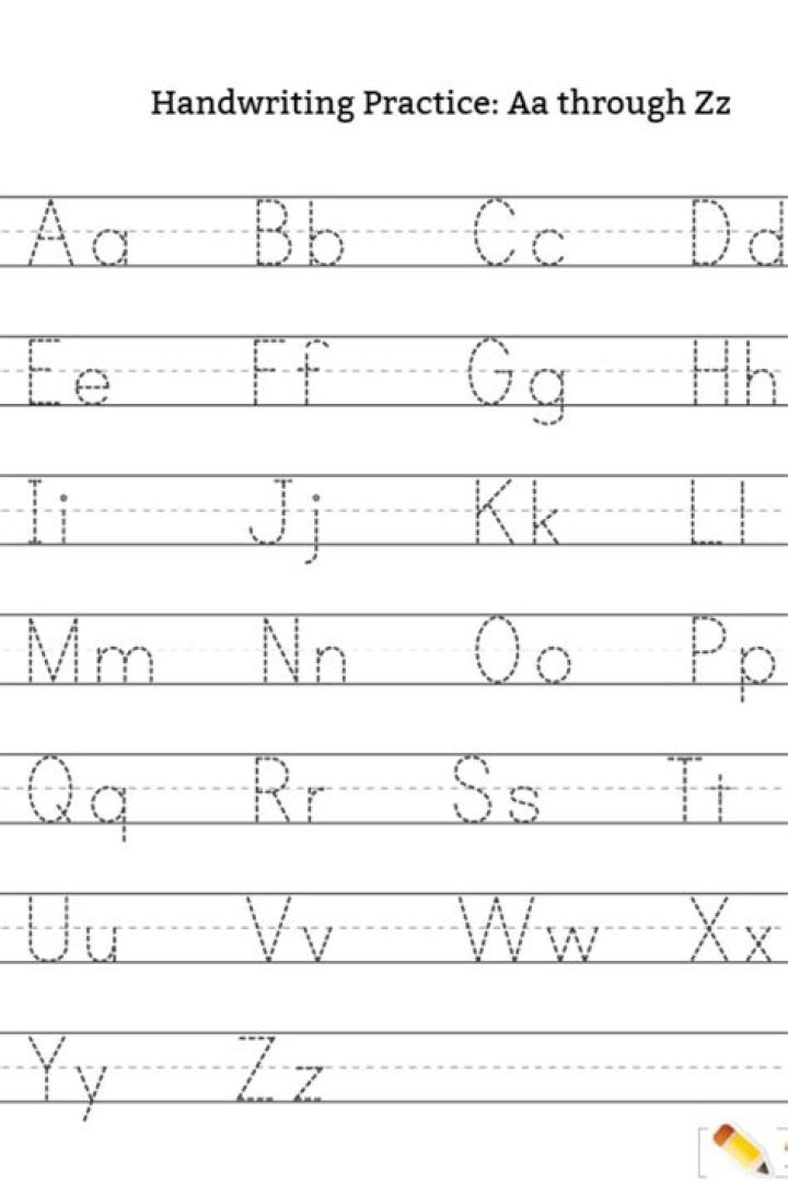 Free Kindergarten Handwriting Worksheets PDF for Early Writing Skills
