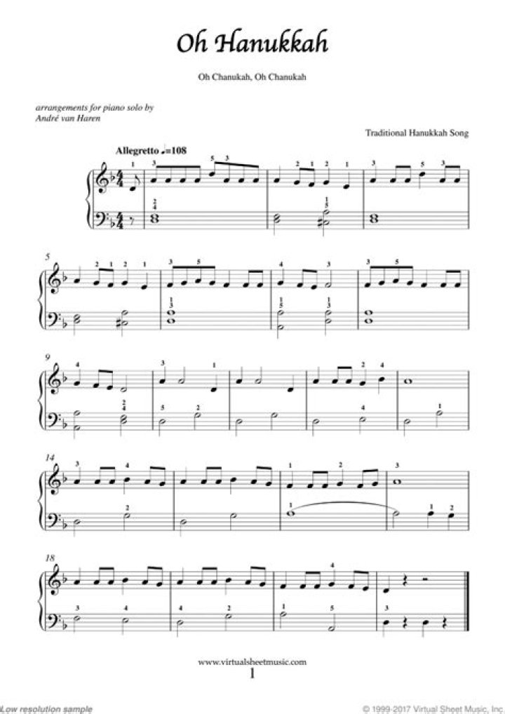 Free Hanukkah Sheet Music PDF for Easy Celebrations
