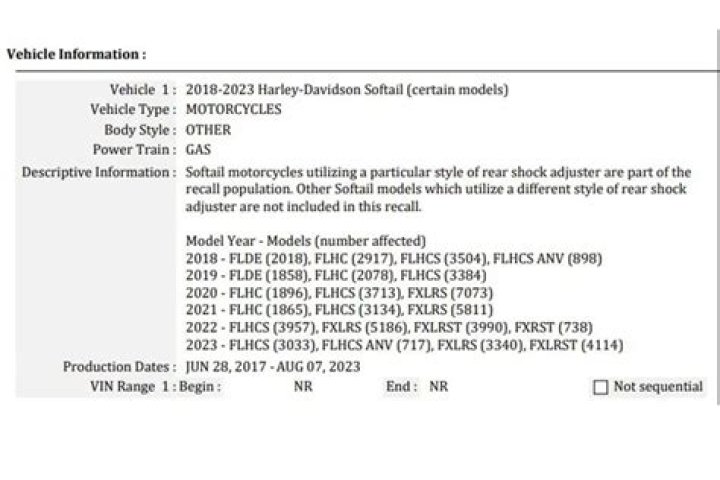 Harley Davidson Recall List PDF: What You Need to Know