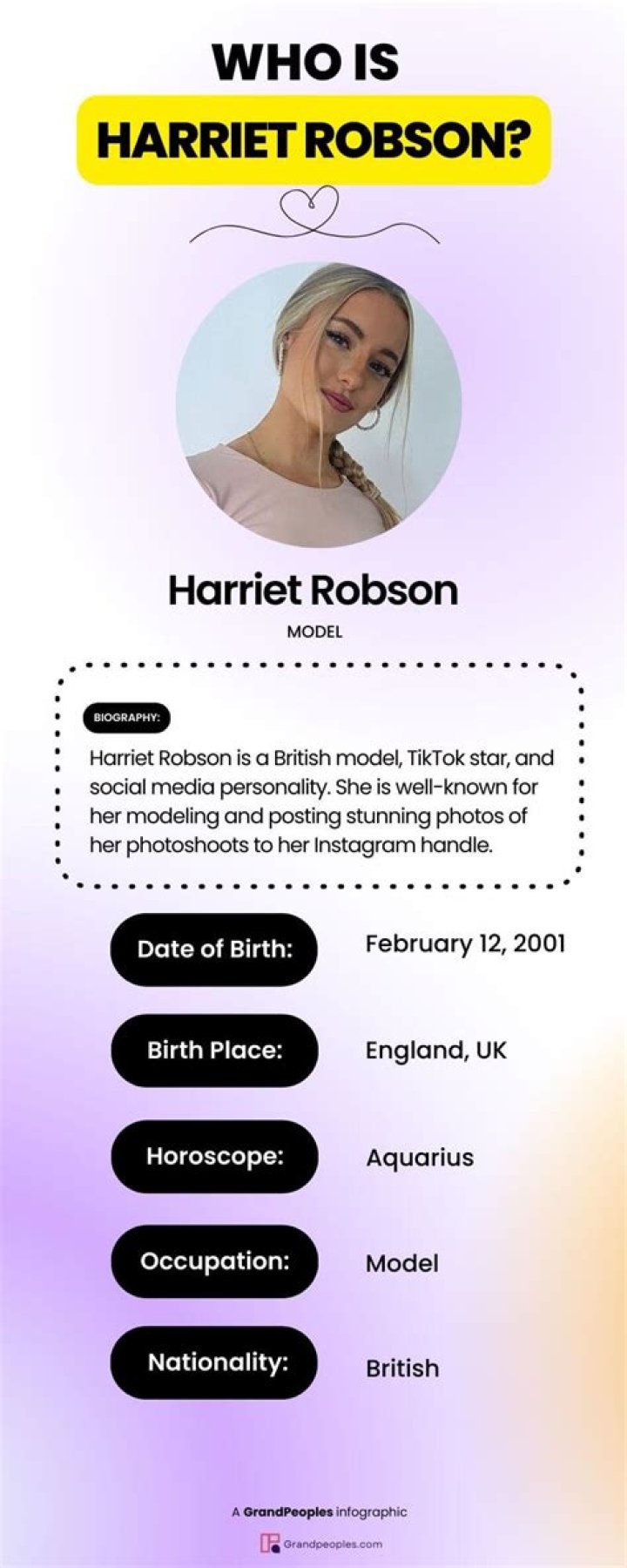 Harriet Robson Wiki, Bio, Age, Boyfriend, Height, Net Worth.