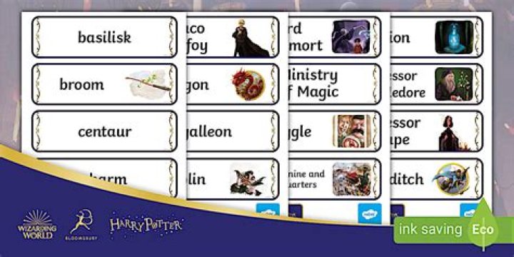 Harry Potter Vocabulary List PDF – Master Key Spells, Terms & Phrases