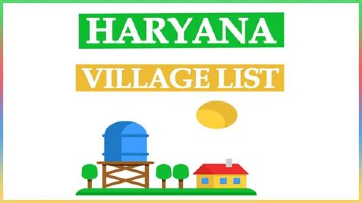 Complete Haryana Village List PDF Download