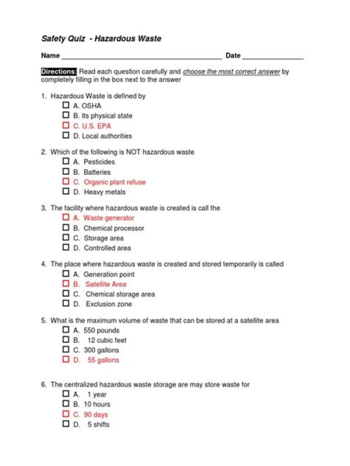 Hazardous Waste Questions and Answers: Essential PDF Guide
