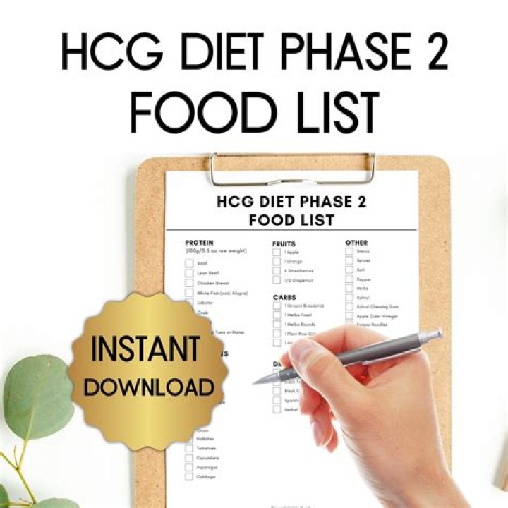 HCG Phase 2 Food List PDF: Nutrient-Rich Meals for Optimal Pregnancy Support