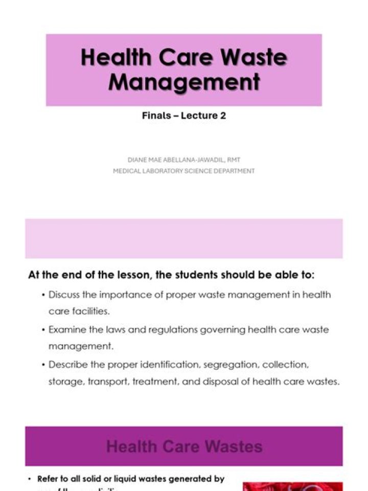 Effective Health Care Waste Management: Essential PDF Guidelines