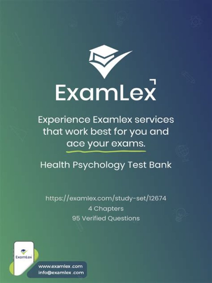Health Psychology Test Bank PDF: Essential Assessments for Practice & Research