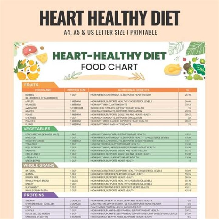Heart Healthy Foods List PDF: Top Nutrient-Rich Foods for a Stronger Heart