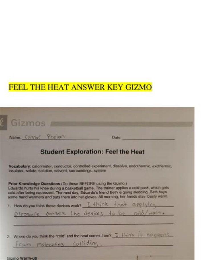 Heat Absorption Gizmo Answer Key PDF: Master Heat Efficiency Secrets