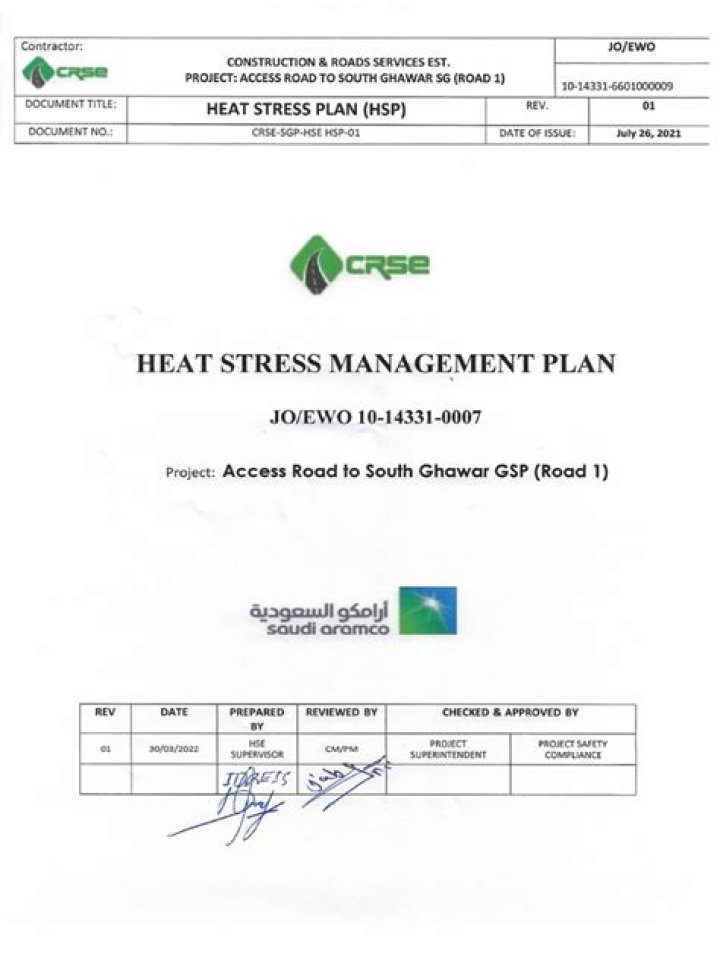 Heat Stress Management Plan PDF: Protect Workers from Extreme Heat