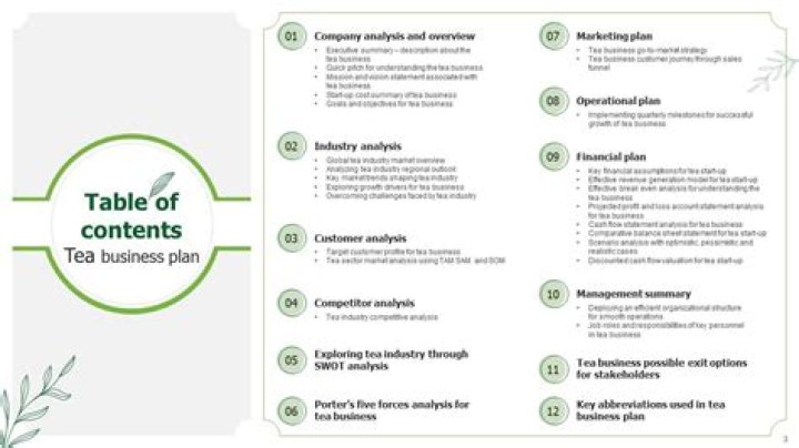 Herbal Tea Business Plan PDF: Launch Your Own Natural Tea Brand