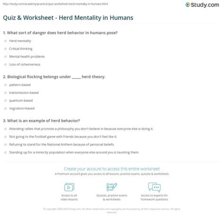 Herd Mentality Questions PDF: Understand Group Psychology and Decision-Making