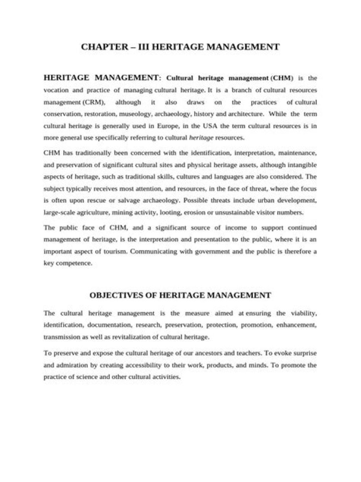 Heritage Management PDF: Essential Guide & Best Practices