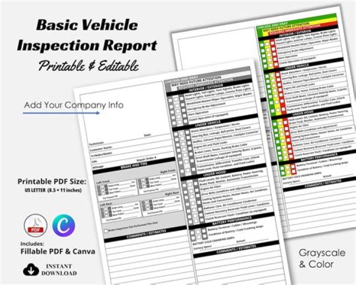 Download Free HGV Inspection Sheets PDF for Compliance