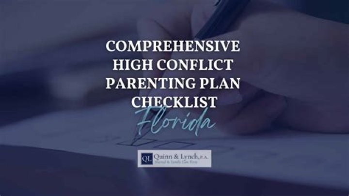 High-Conflict Parenting Plan Checklist PDF: Step-by-Step Guide