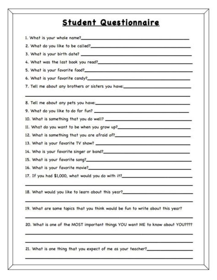 High School Student Survey Questions PDF – Essential Insights for Educators