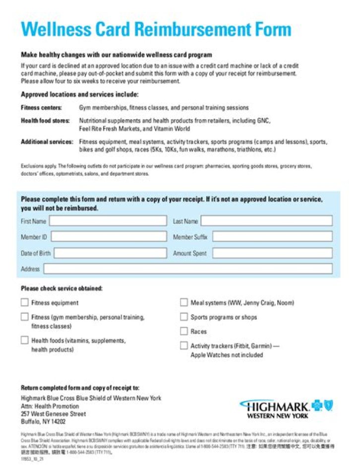 Highmark Wellness Card Vendor List PDF: Download Official Partner Directory