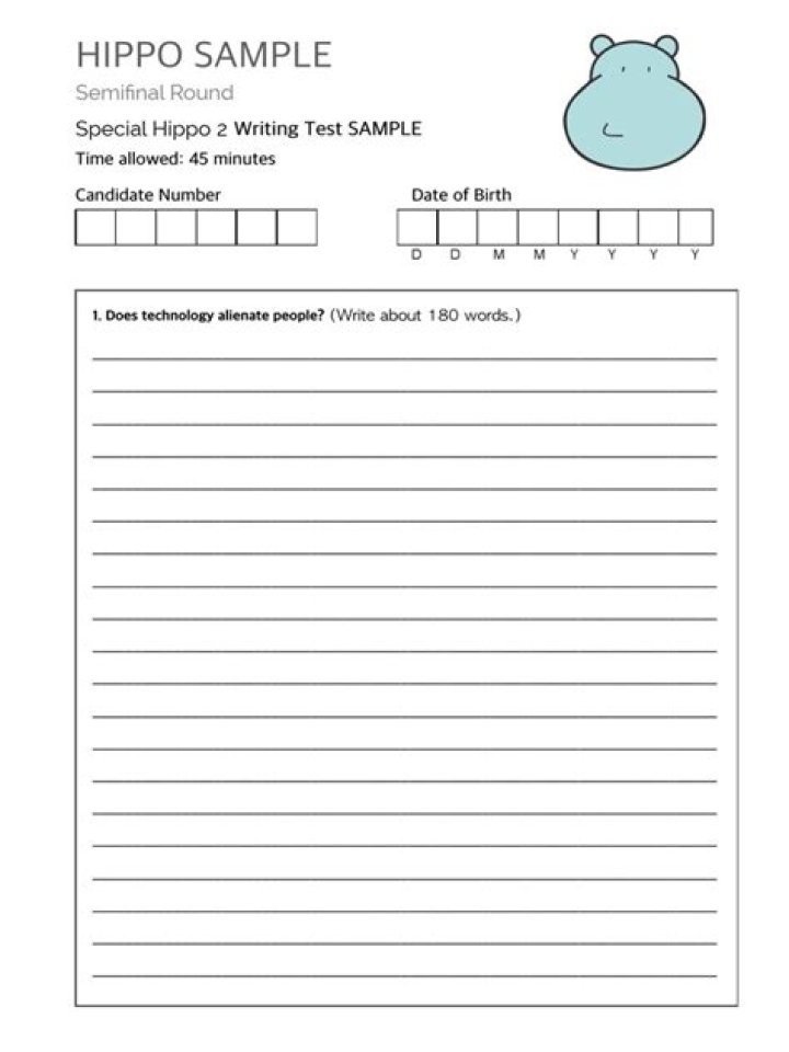 Hippo Test Sample PDF: Accurate Animal Health Assessment Report