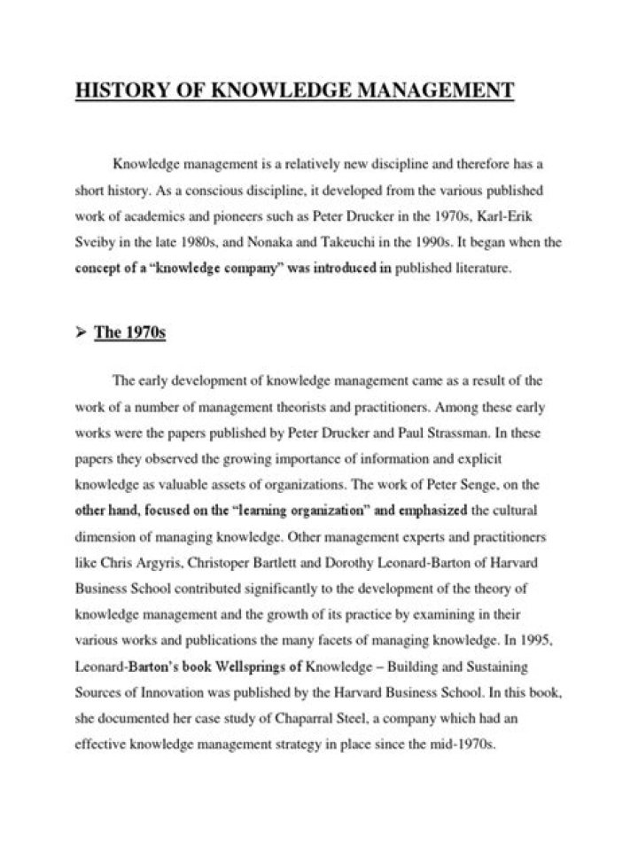 History of Knowledge Management: A Comprehensive PDF Guide