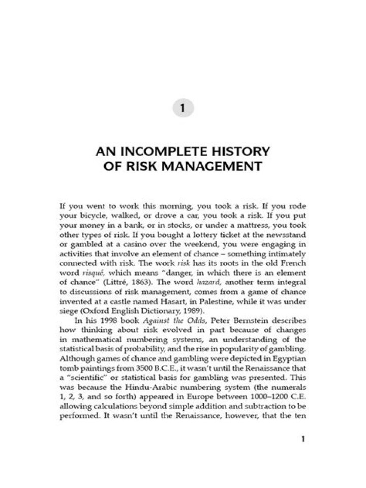 History of Risk Management: A Comprehensive PDF Guide