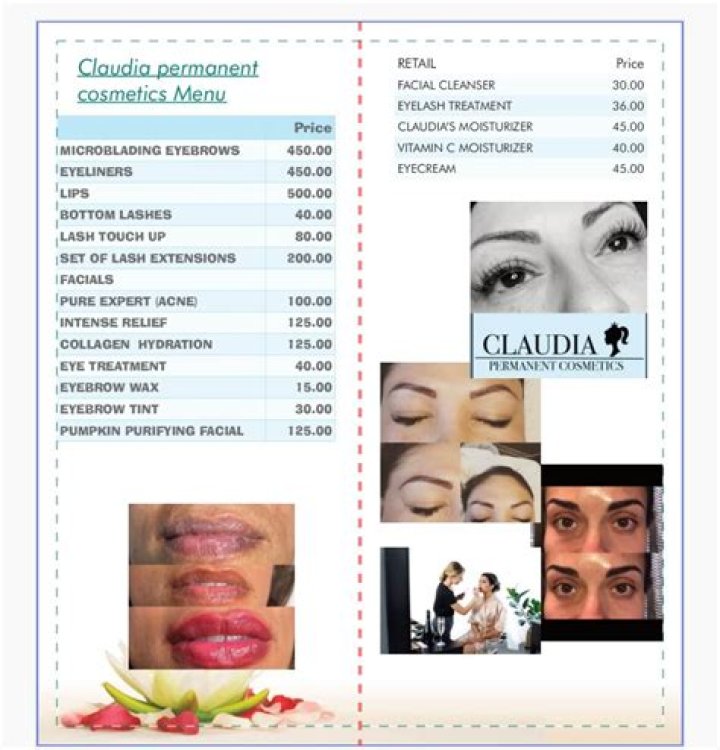 HK Permanent Makeup Menu & Price List PDF – Full Cost Guide