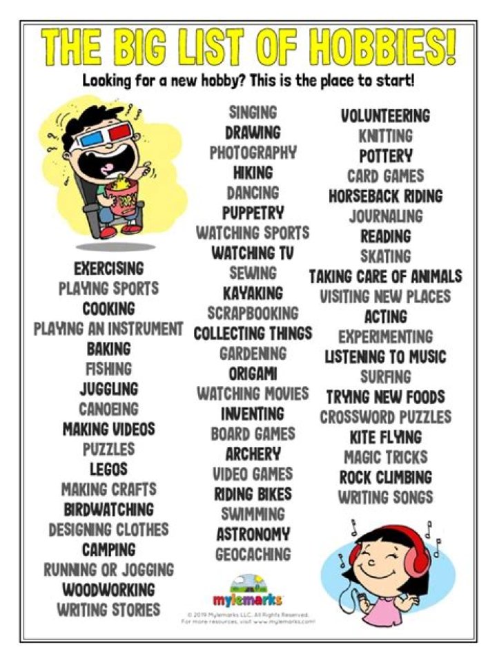 Free Hobbies List PDF – Explore Your Passions Quickly