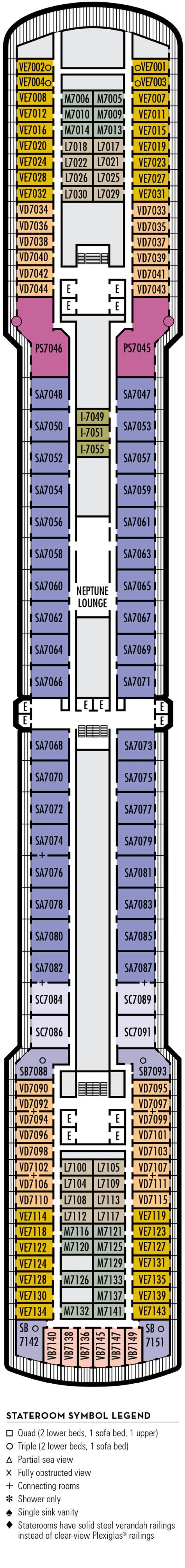 Holland America Oosterdam Deck Plan PDF Download