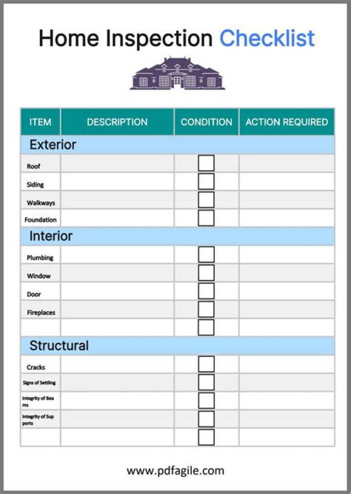 Free Home Inspection Checklist PDF for Safe Home Buying