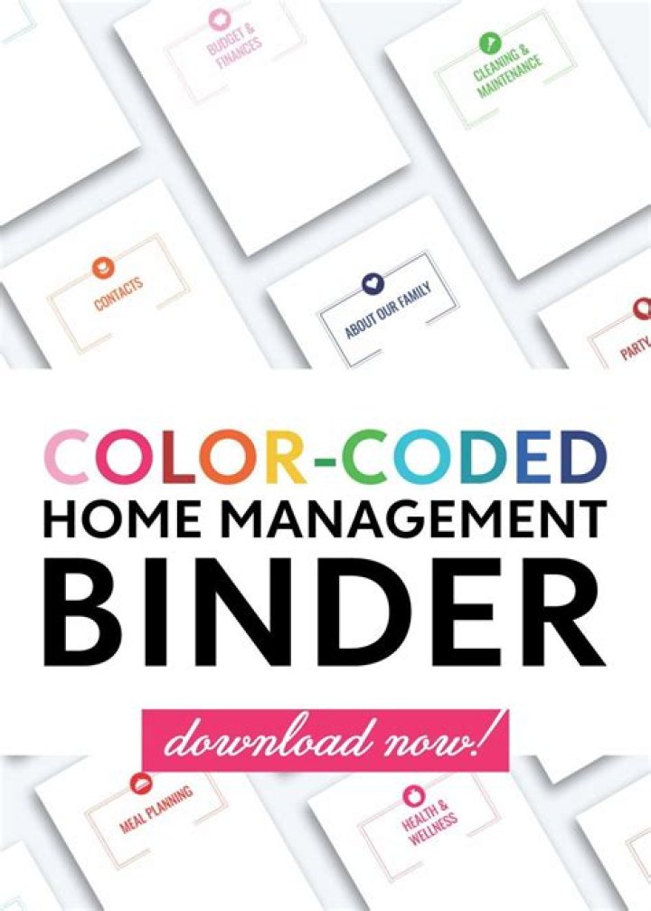Free Home Management Binder PDF for Easy Organization