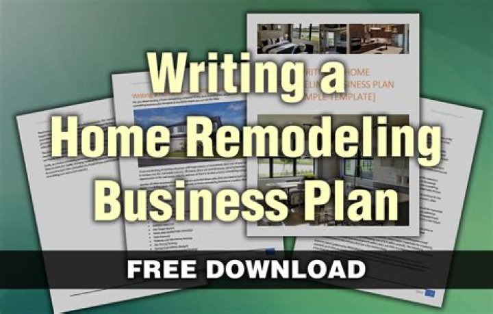 Home Remodeling Business Plan PDF: Build Your Dream Space with Confidence