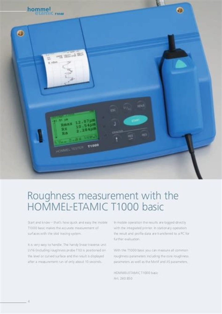 Hommel Tester T1000 Manual PDF – Download Official Guide Now