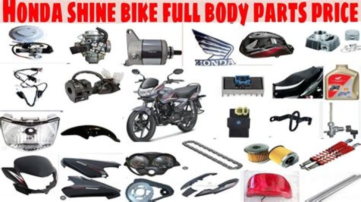 Honda Bike Spare Parts Name List PDF – Complete Guide