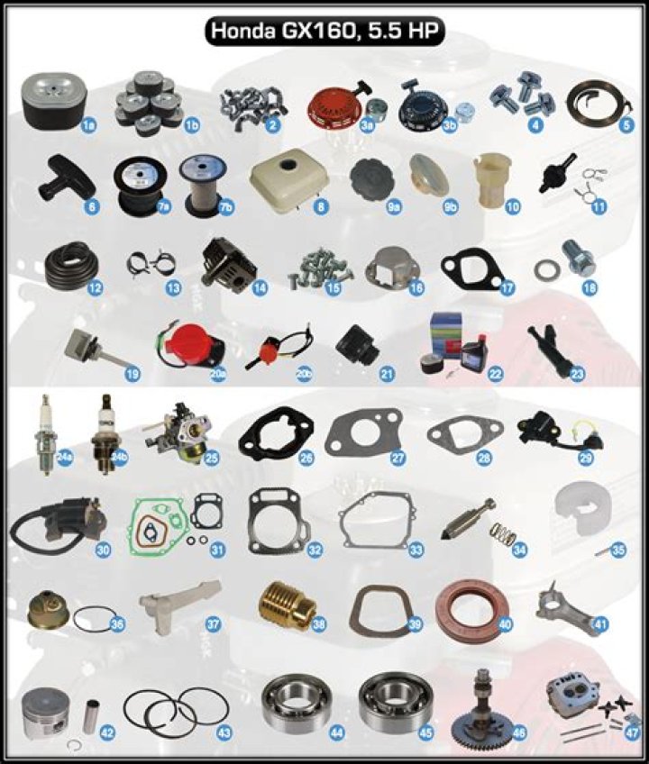 Honda GX160 Parts List PDF – Complete Guide to Replacement Parts