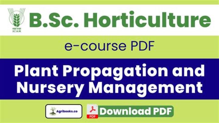 Optimize Your Horticulture Business with Expert Management PDF
