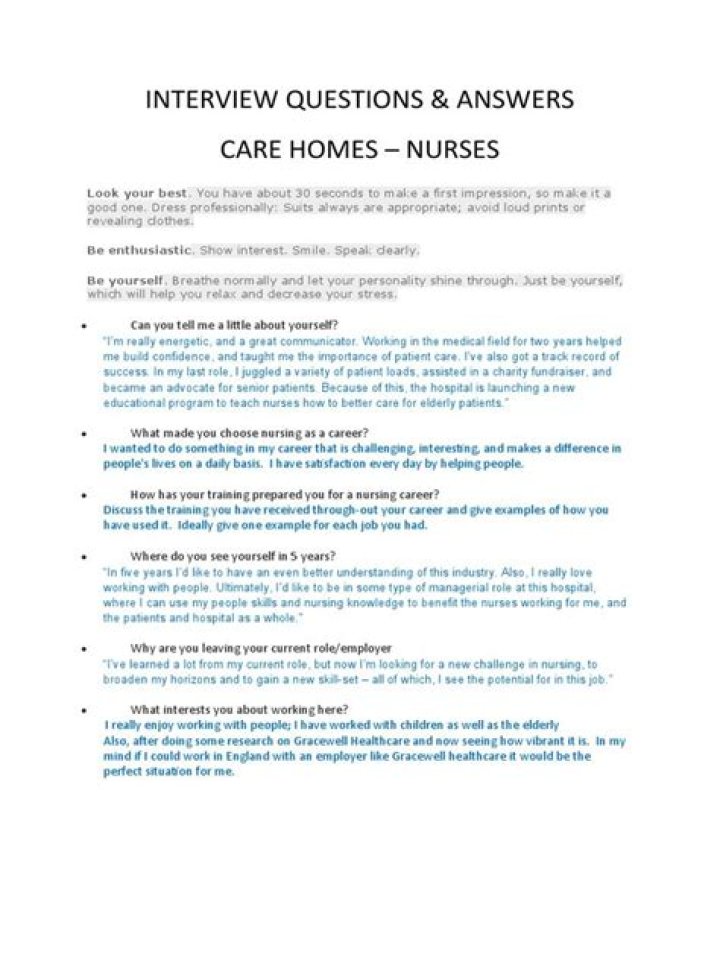 Essential Hospice Nurse Interview Questions & Answers PDF