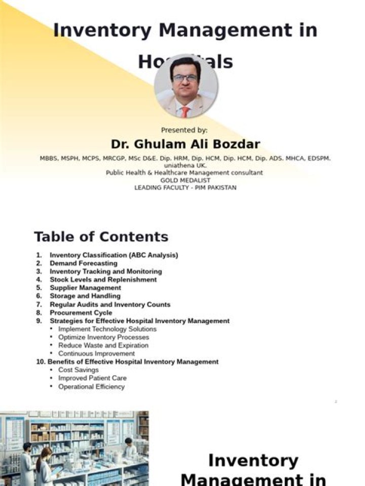 Efficient Hospital Inventory Management PDF Guide