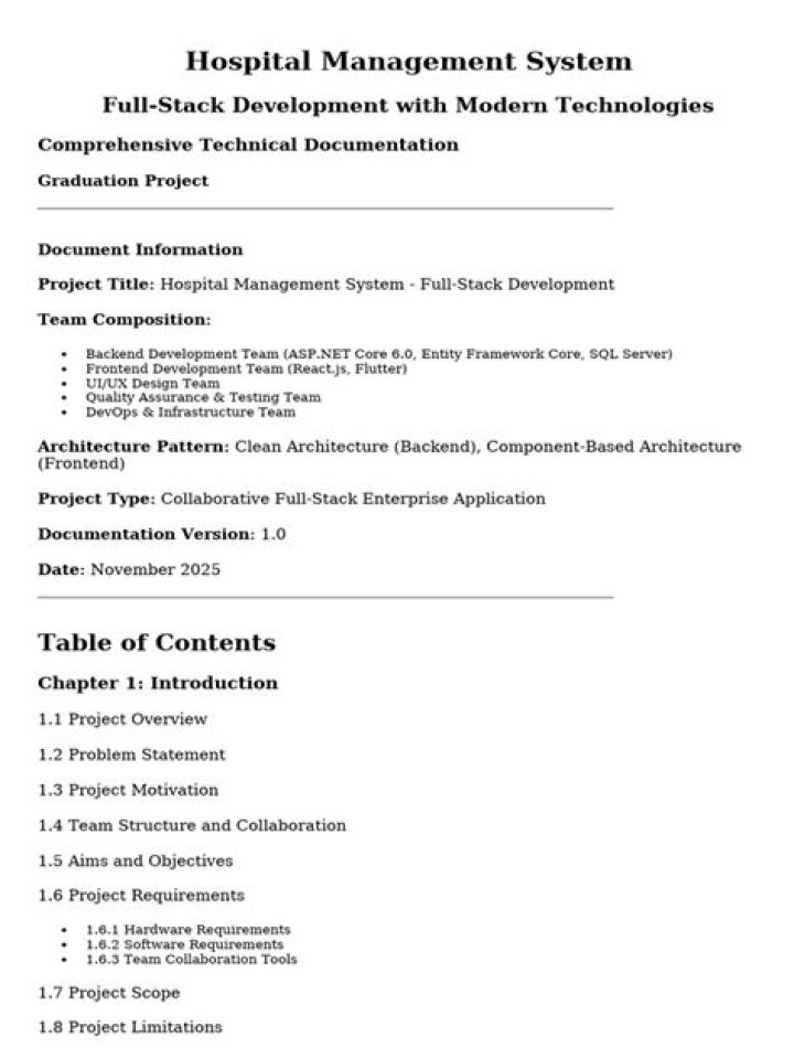 Hospital Management System Documentation PDF: Complete Guide for Seamless Workflow