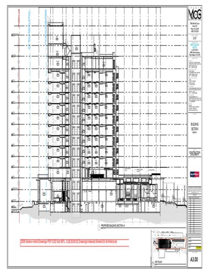 Download Free Hotel Architectural Plans PDF