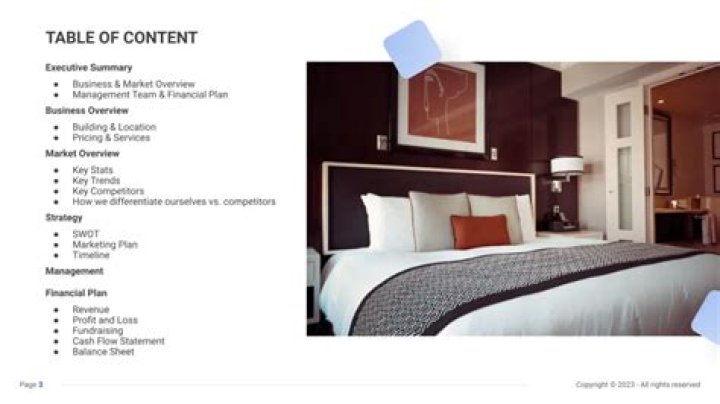 Hotel Business Plan Template PDF: Start Your Hotel Project Fast