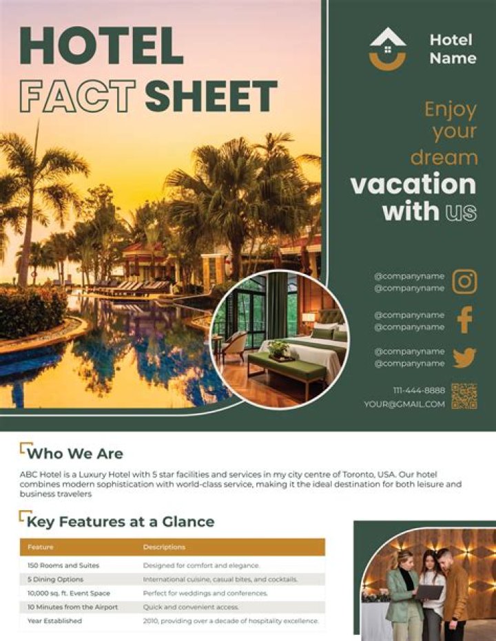 Hotel Fact Sheet PDF – Complete Travel Info & Amenities