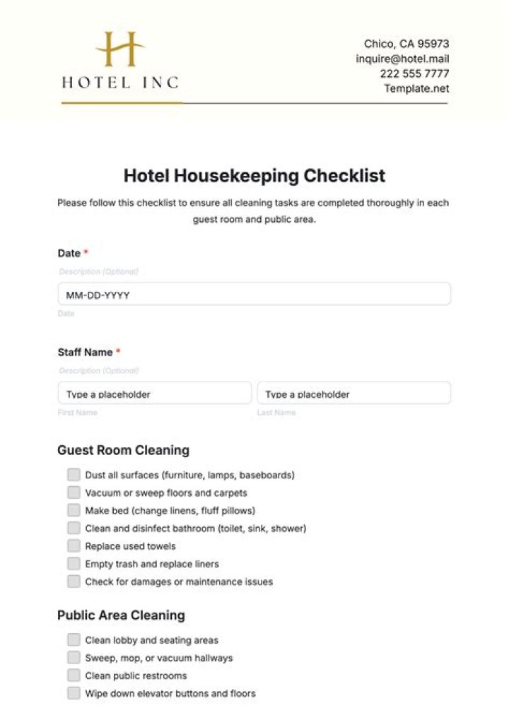 Hotel FF&E List PDF – Affordable Hotels &amp; Rates Compiled