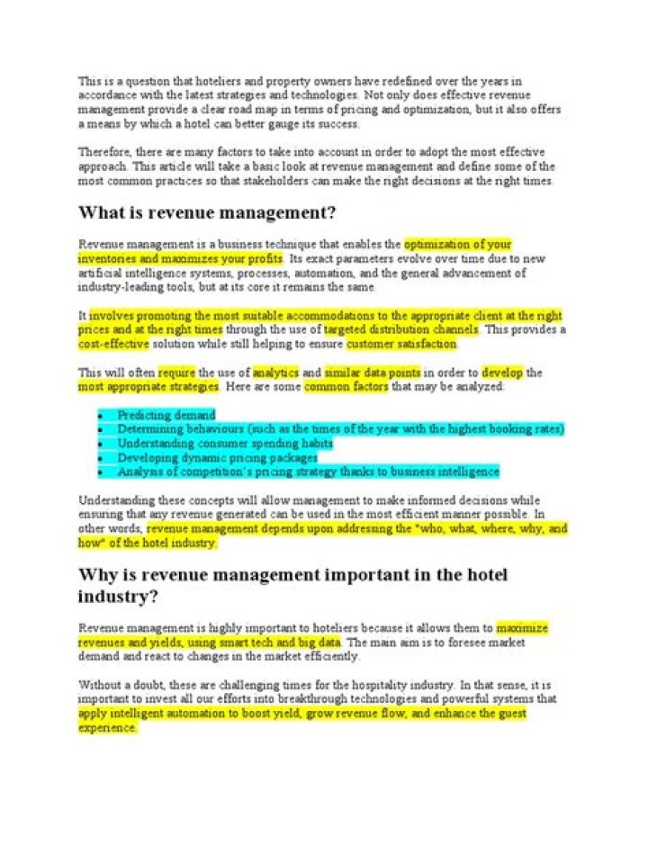 Master Hotel Revenue Management: Essential PDF Guide